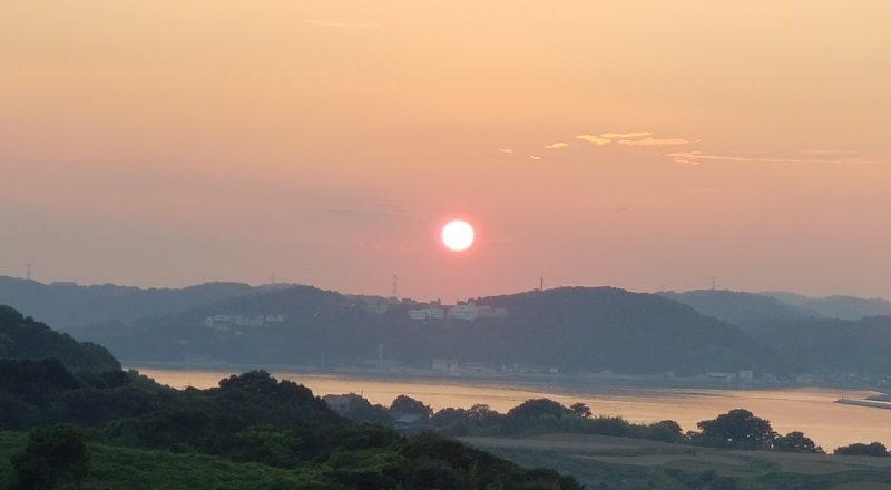 20180829_前島の夕日